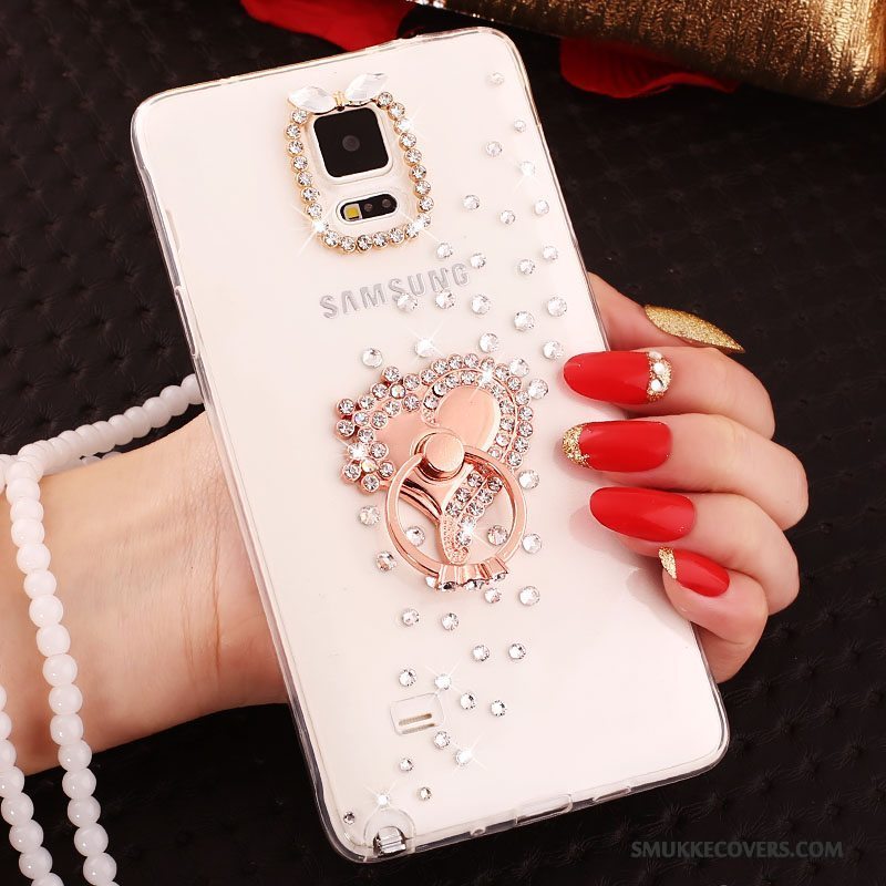 Etui Samsung Galaxy Note 3 Silikone Guld Telefon, Cover Samsung Galaxy Note 3 Beskyttelse Hængende Ornamenter Ring