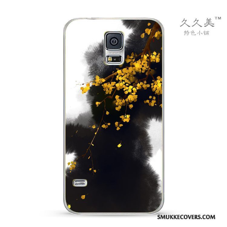 Etui Samsung Galaxy Note 4 Beskyttelse Lille Sektion Kinesisk Stil, Cover Samsung Galaxy Note 4 Blød Frisk Blæk