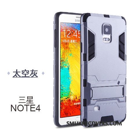 Etui Samsung Galaxy Note 4 Beskyttelse Simple Telefon, Cover Samsung Galaxy Note 4 Tasker Hård Guld