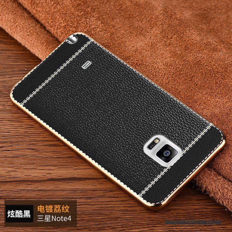 Etui Samsung Galaxy Note 4 Beskyttelse Telefonaf Personlighed, Cover Samsung Galaxy Note 4 Farve Anti-fald Trend