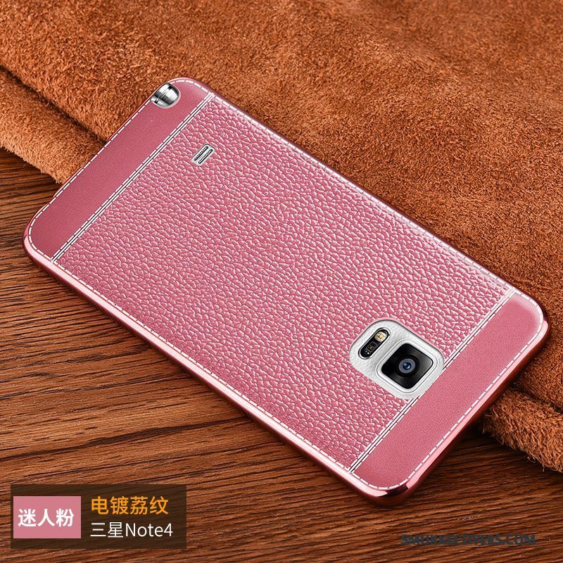 Etui Samsung Galaxy Note 4 Beskyttelse Telefonaf Personlighed, Cover Samsung Galaxy Note 4 Farve Anti-fald Trend