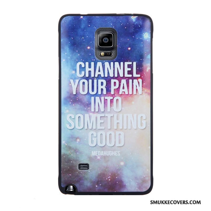 Etui Samsung Galaxy Note 4 Cartoon Telefonhærdning, Cover Samsung Galaxy Note 4 Farve Skærmbeskyttelse