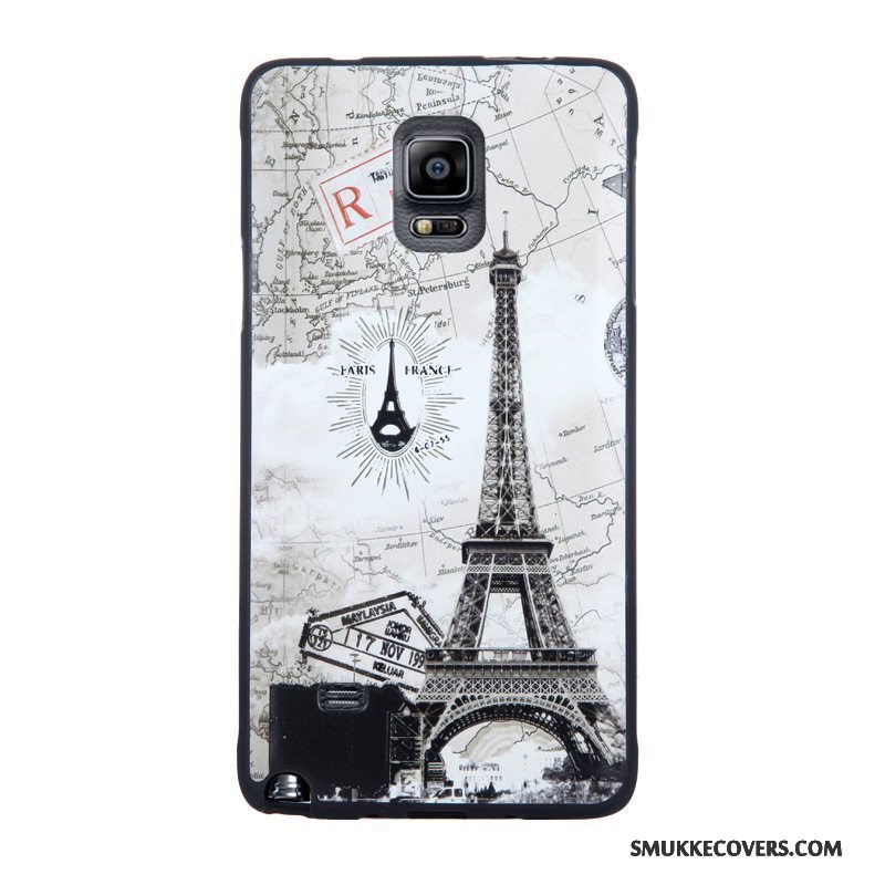 Etui Samsung Galaxy Note 4 Cartoon Telefonhærdning, Cover Samsung Galaxy Note 4 Farve Skærmbeskyttelse