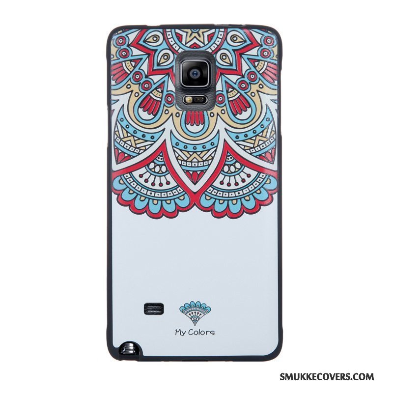 Etui Samsung Galaxy Note 4 Cartoon Telefonhærdning, Cover Samsung Galaxy Note 4 Farve Skærmbeskyttelse