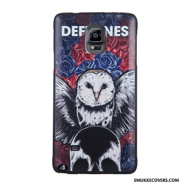 Etui Samsung Galaxy Note 4 Cartoon Telefonhærdning, Cover Samsung Galaxy Note 4 Farve Skærmbeskyttelse