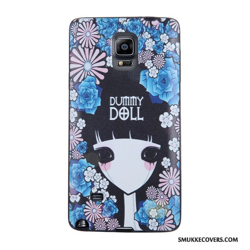 Etui Samsung Galaxy Note 4 Cartoon Telefonhærdning, Cover Samsung Galaxy Note 4 Farve Skærmbeskyttelse