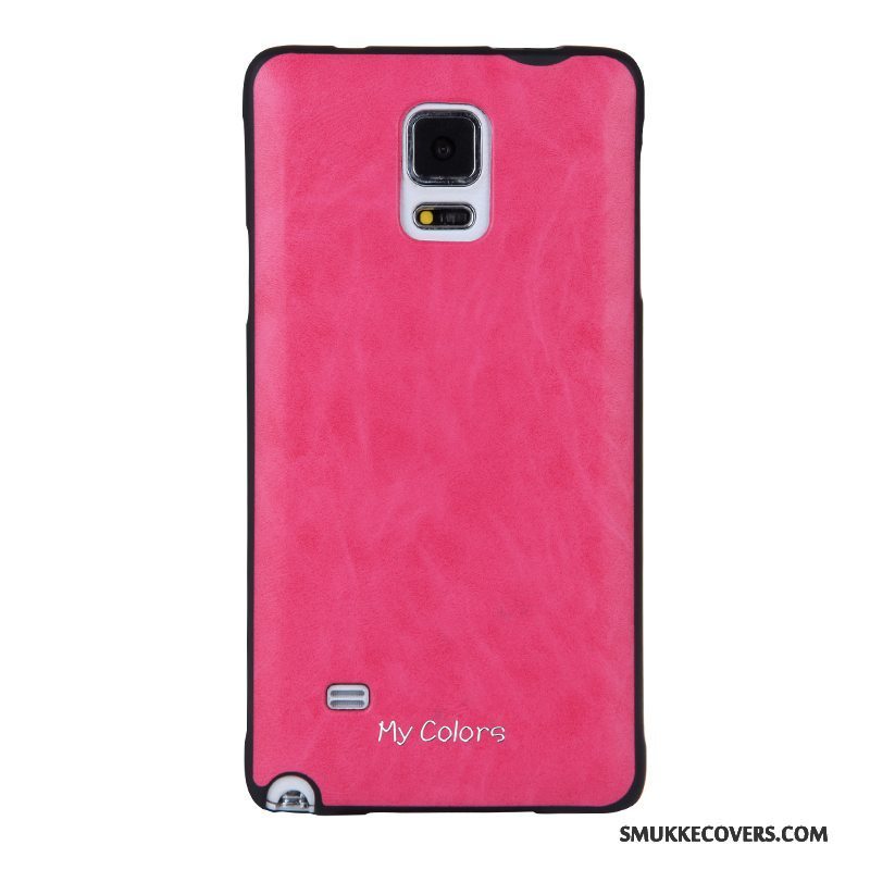 Etui Samsung Galaxy Note 4 Læder Telefonbusiness, Cover Samsung Galaxy Note 4 Blød