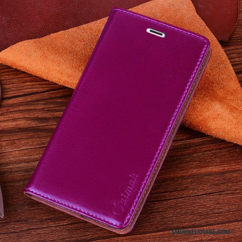 Etui Samsung Galaxy Note 4 Læder Telefonguld, Cover Samsung Galaxy Note 4 Beskyttelse