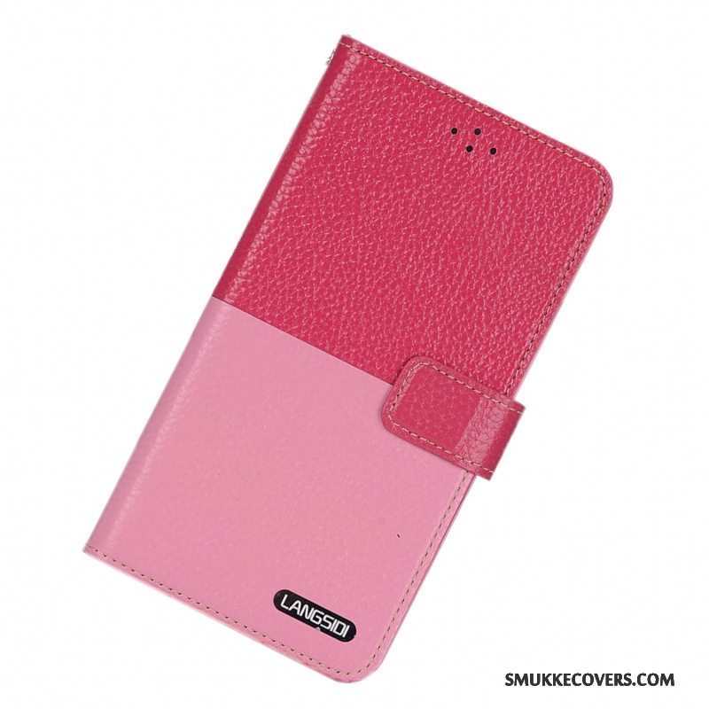 Etui Samsung Galaxy Note 4 Silikone Simple Telefon, Cover Samsung Galaxy Note 4 Folio Mørkeblå Anti-fald