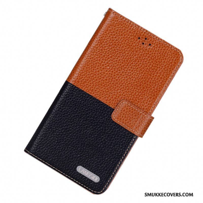 Etui Samsung Galaxy Note 4 Silikone Simple Telefon, Cover Samsung Galaxy Note 4 Folio Mørkeblå Anti-fald