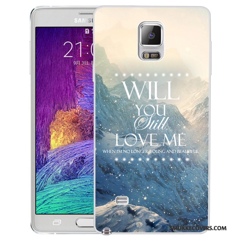 Etui Samsung Galaxy Note 4 Silikone Telefon, Cover Samsung Galaxy Note 4 Kreativ