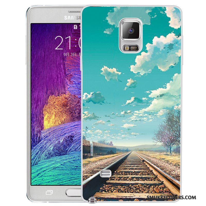 Etui Samsung Galaxy Note 4 Silikone Telefon, Cover Samsung Galaxy Note 4 Kreativ