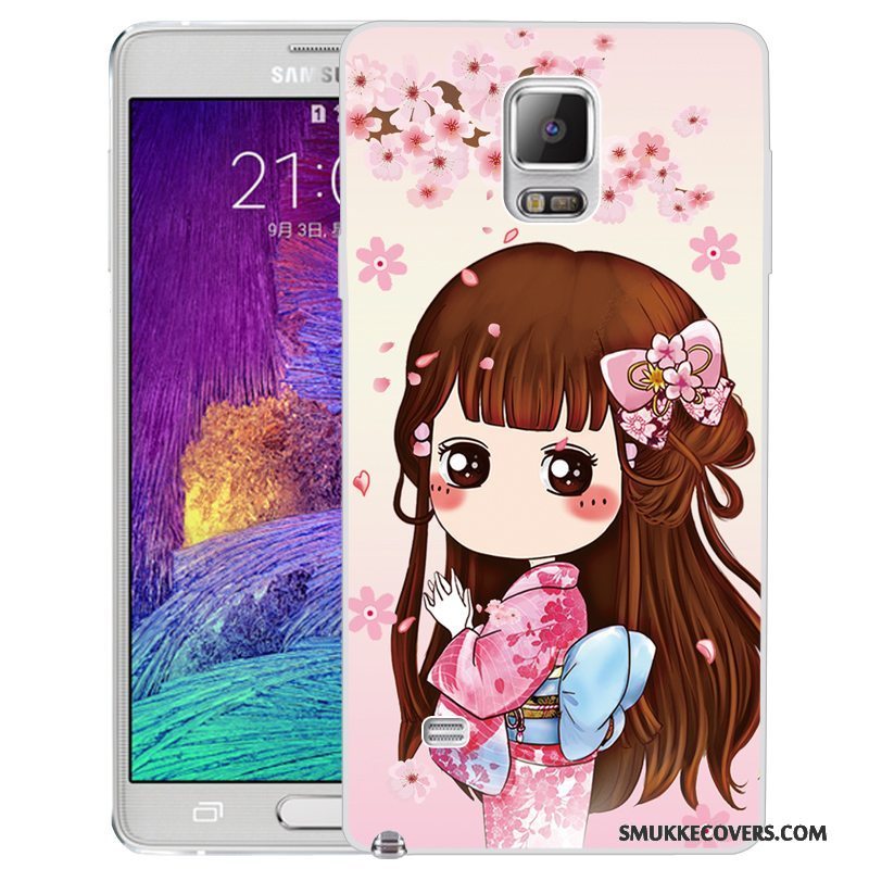 Etui Samsung Galaxy Note 4 Silikone Telefon, Cover Samsung Galaxy Note 4 Kreativ