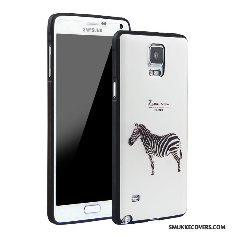 Etui Samsung Galaxy Note 4 Silikone Telefontrend, Cover Samsung Galaxy Note 4 Beskyttelse Anti-fald