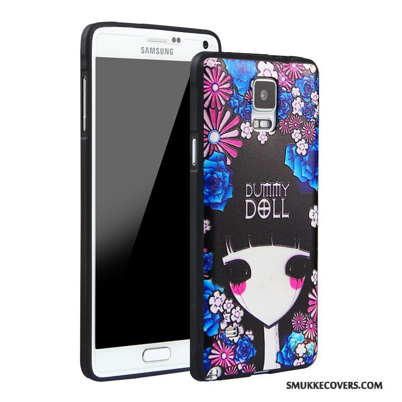 Etui Samsung Galaxy Note 4 Silikone Telefontrend, Cover Samsung Galaxy Note 4 Beskyttelse Anti-fald