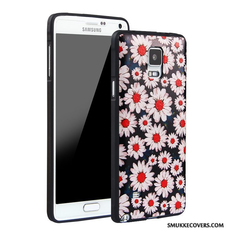 Etui Samsung Galaxy Note 4 Silikone Telefontrend, Cover Samsung Galaxy Note 4 Beskyttelse Anti-fald