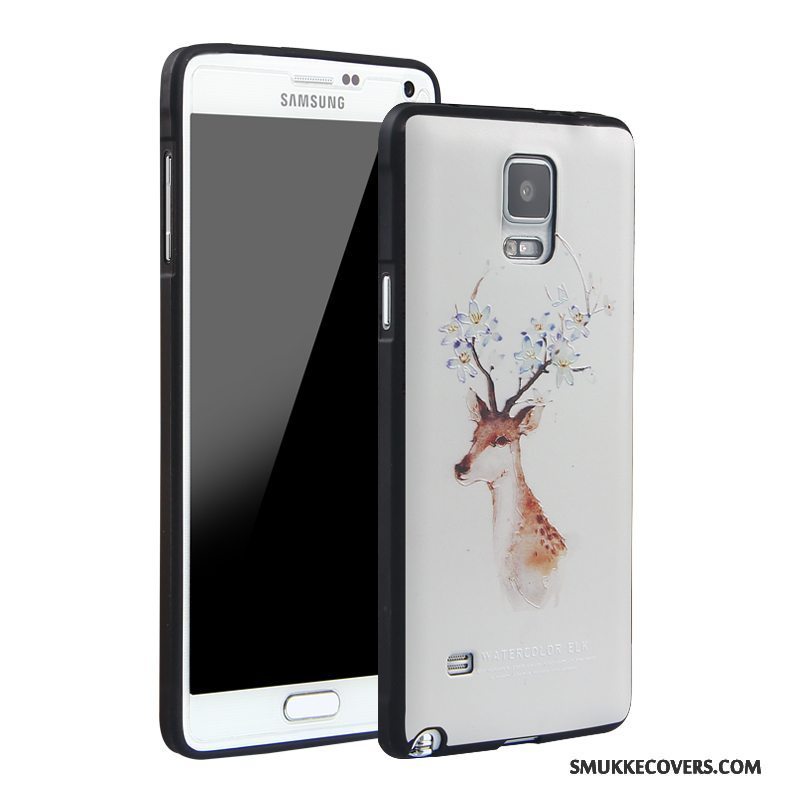 Etui Samsung Galaxy Note 4 Silikone Telefontrend, Cover Samsung Galaxy Note 4 Beskyttelse Anti-fald