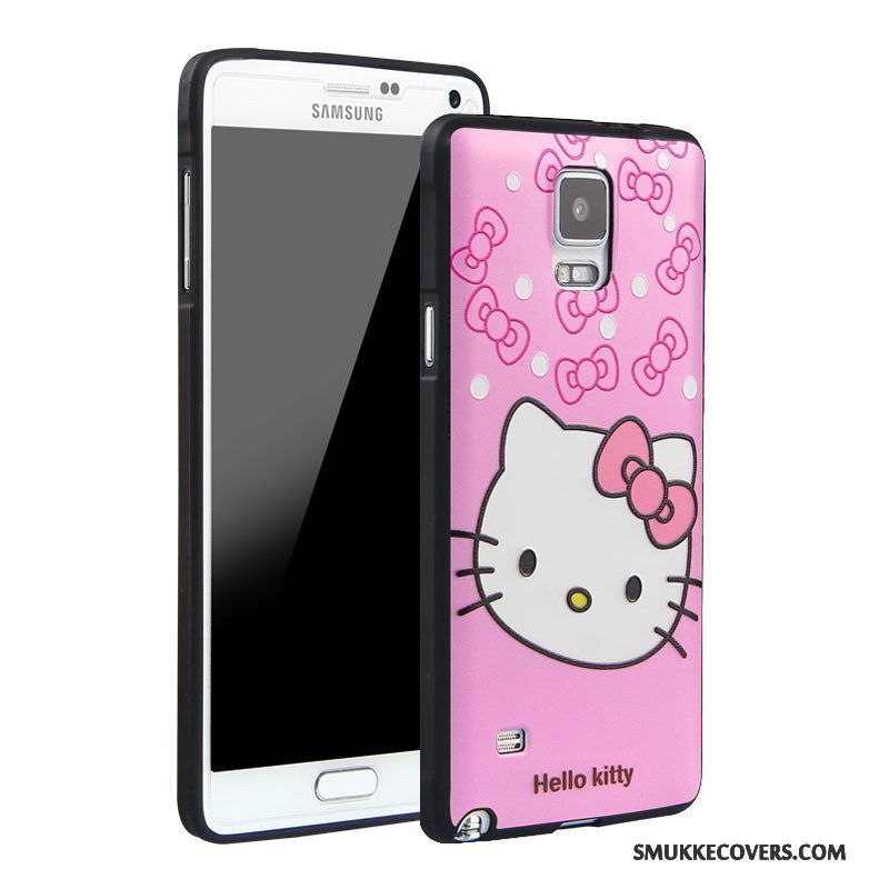 Etui Samsung Galaxy Note 4 Silikone Telefontrend, Cover Samsung Galaxy Note 4 Beskyttelse Anti-fald