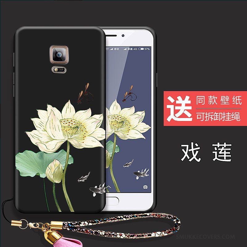 Etui Samsung Galaxy Note 4 Tasker Anti-fald Telefon, Cover Samsung Galaxy Note 4 Blød Tynd Af Personlighed