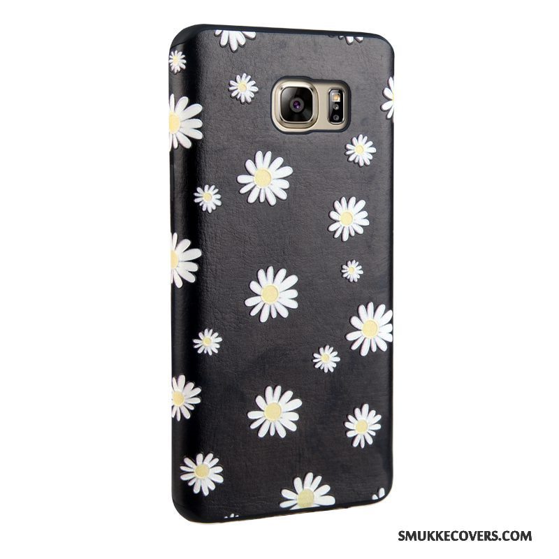 Etui Samsung Galaxy Note 5 Beskyttelse Blå Trend, Cover Samsung Galaxy Note 5 Relief Telefon