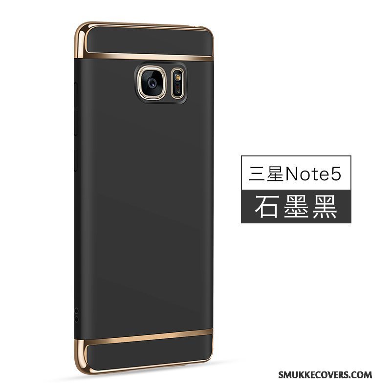 Etui Samsung Galaxy Note 5 Beskyttelse Ny Telefon, Cover Samsung Galaxy Note 5 Nubuck Blå