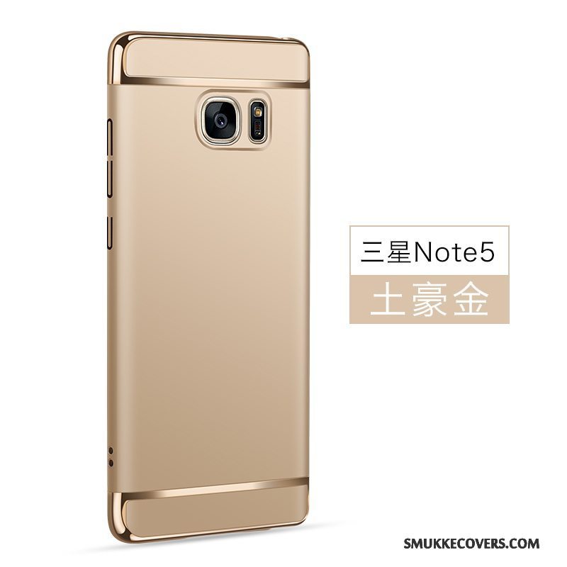 Etui Samsung Galaxy Note 5 Beskyttelse Ny Telefon, Cover Samsung Galaxy Note 5 Nubuck Blå