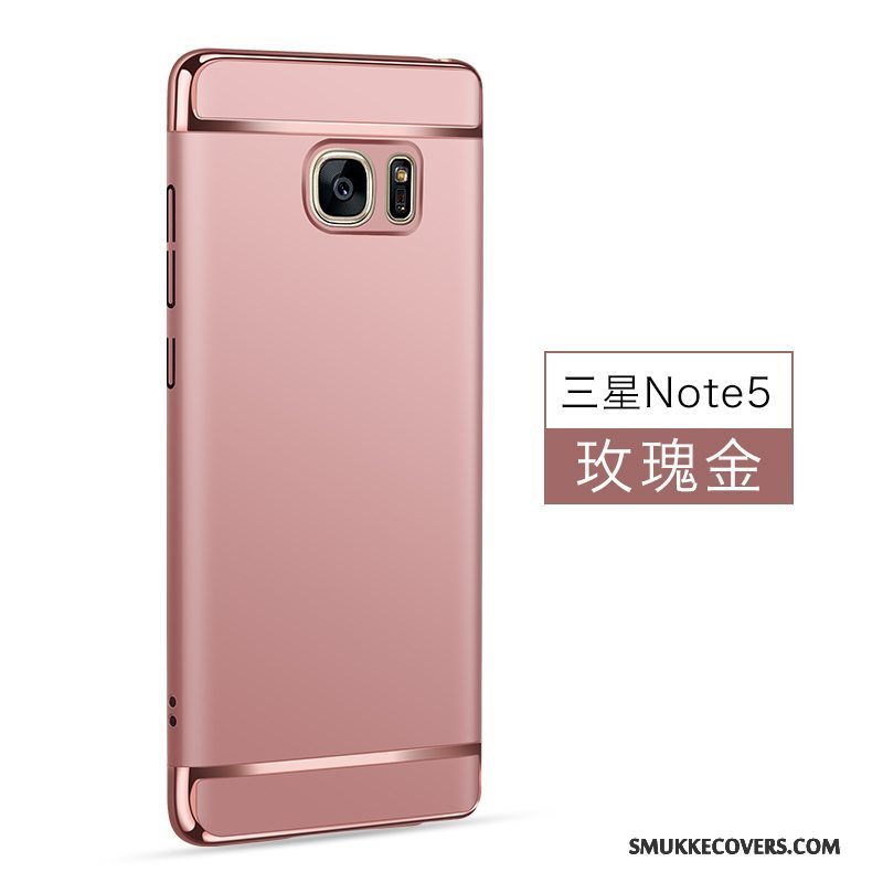 Etui Samsung Galaxy Note 5 Beskyttelse Ny Telefon, Cover Samsung Galaxy Note 5 Nubuck Blå