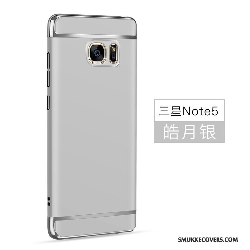 Etui Samsung Galaxy Note 5 Beskyttelse Ny Telefon, Cover Samsung Galaxy Note 5 Nubuck Blå