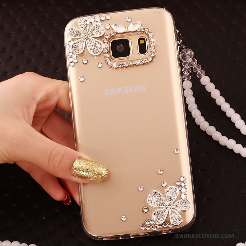 Etui Samsung Galaxy Note 5 Beskyttelse Ring Lyserød, Cover Samsung Galaxy Note 5 Blød Telefonhængende Ornamenter