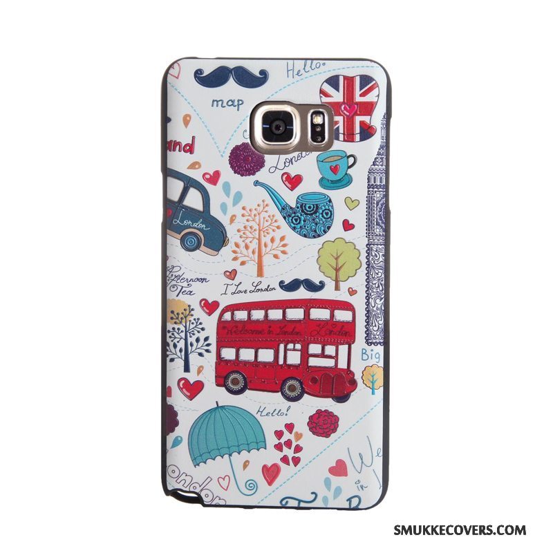Etui Samsung Galaxy Note 5 Beskyttelse Trend Skærmbeskyttelse, Cover Samsung Galaxy Note 5 Blød Blå Telefon