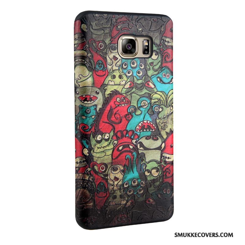 Etui Samsung Galaxy Note 5 Beskyttelse Trend Telefon, Cover Samsung Galaxy Note 5 Cartoon Sort