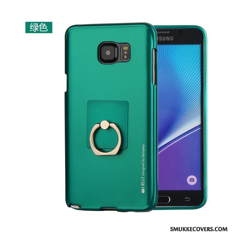 Etui Samsung Galaxy Note 5 Blød Anti-fald Grøn, Cover Samsung Galaxy Note 5 Silikone Telefontynd