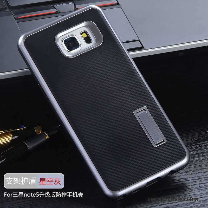 Etui Samsung Galaxy Note 5 Blød Trend Ramme, Cover Samsung Galaxy Note 5 Tasker Telefonanti-fald