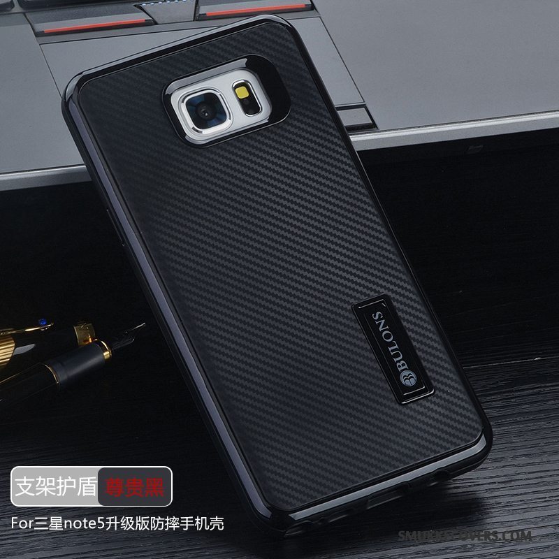 Etui Samsung Galaxy Note 5 Blød Trend Ramme, Cover Samsung Galaxy Note 5 Tasker Telefonanti-fald