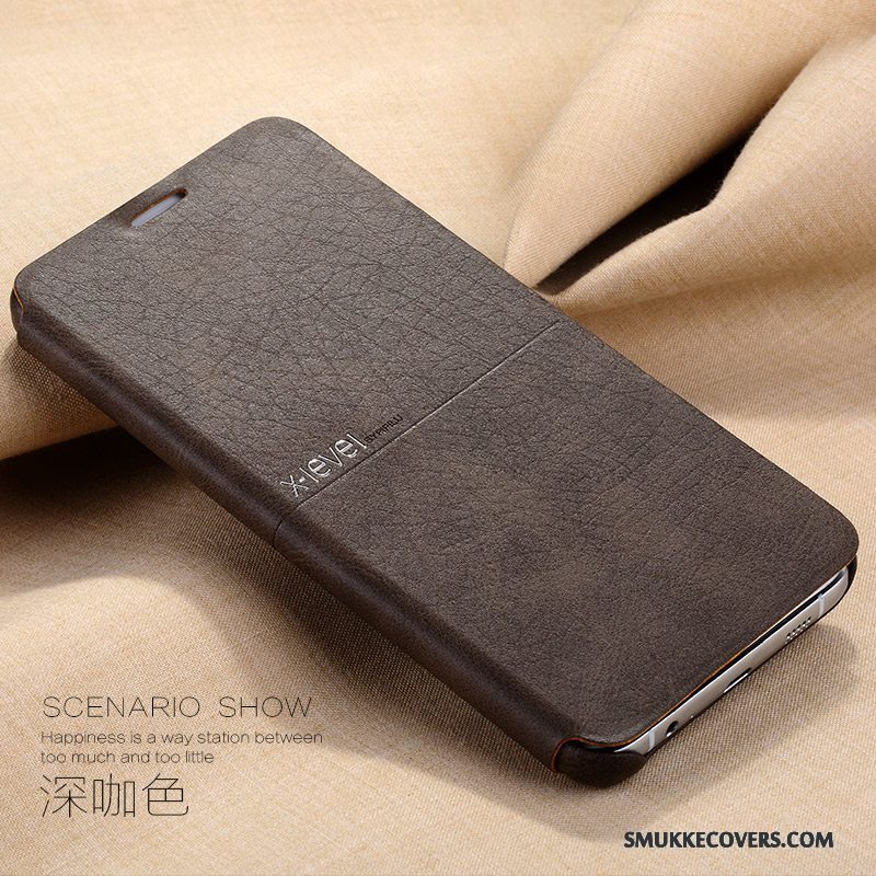 Etui Samsung Galaxy Note 5 Folio Anti-fald Telefon, Cover Samsung Galaxy Note 5 Læder
