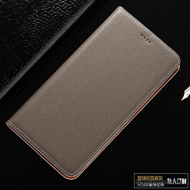 Etui Samsung Galaxy Note 5 Læder Grå Mønster, Cover Samsung Galaxy Note 5 Folio Telefon