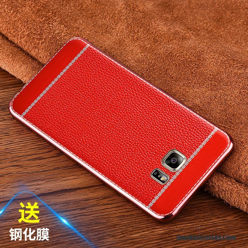 Etui Samsung Galaxy Note 5 Læder Mønster Belægning, Cover Samsung Galaxy Note 5 Farve Anti-fald Trend