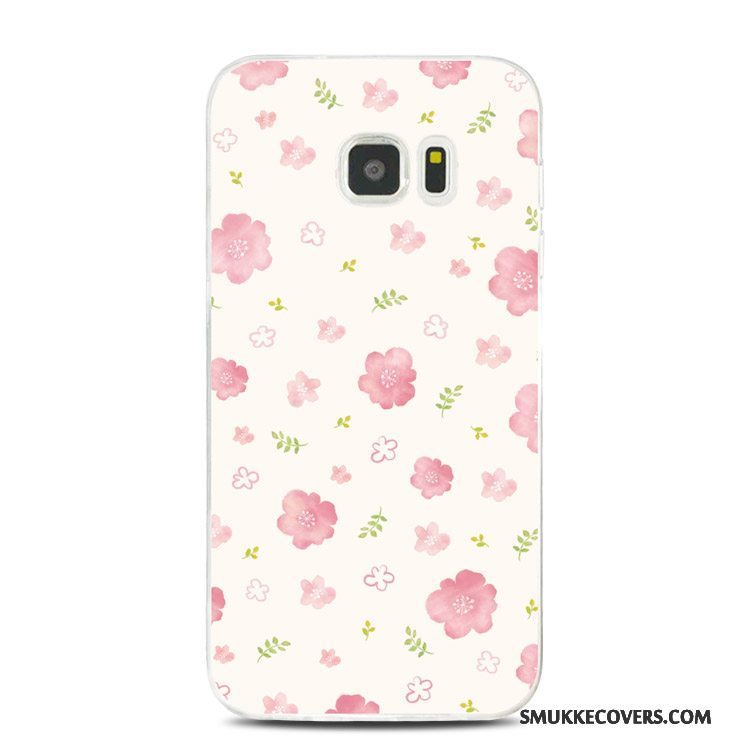 Etui Samsung Galaxy Note 5 Relief Lyserød Telefon, Cover Samsung Galaxy Note 5 Support Blonder