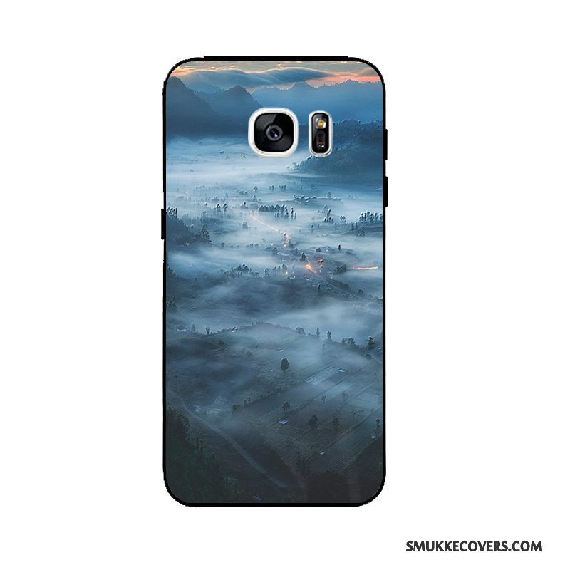 Etui Samsung Galaxy Note 5 Relief Telefongrå, Cover Samsung Galaxy Note 5 Beskyttelse Original Scenery