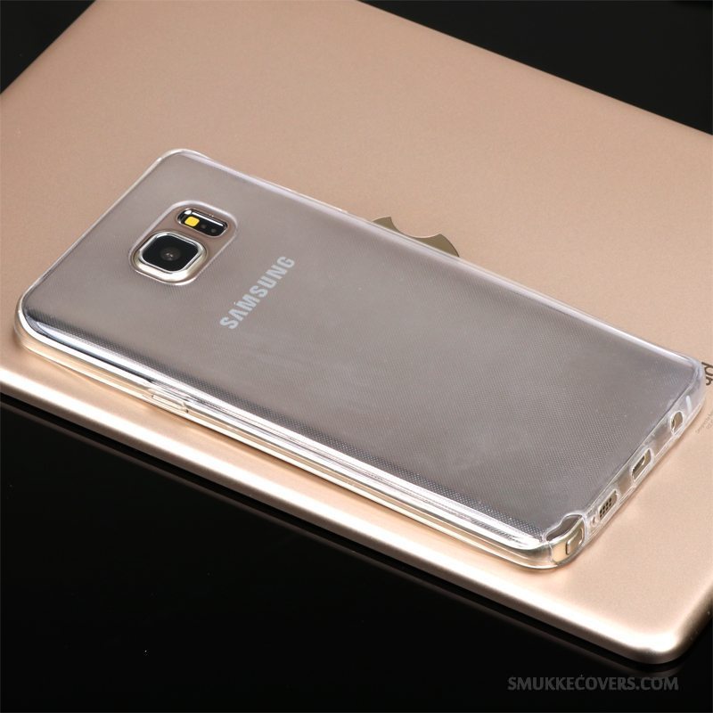 Etui Samsung Galaxy Note 5 Silikone Gennemsigtig Anti-fald, Cover Samsung Galaxy Note 5 Tasker Tynd Af Personlighed