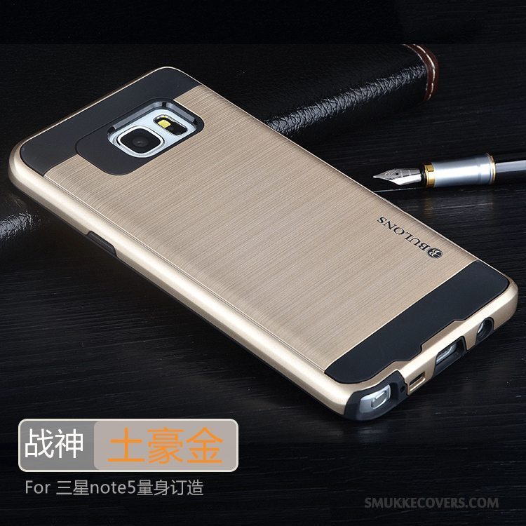 Etui Samsung Galaxy Note 5 Silikone Telefonanti-fald, Cover Samsung Galaxy Note 5 Blød Dyb Farve Trend