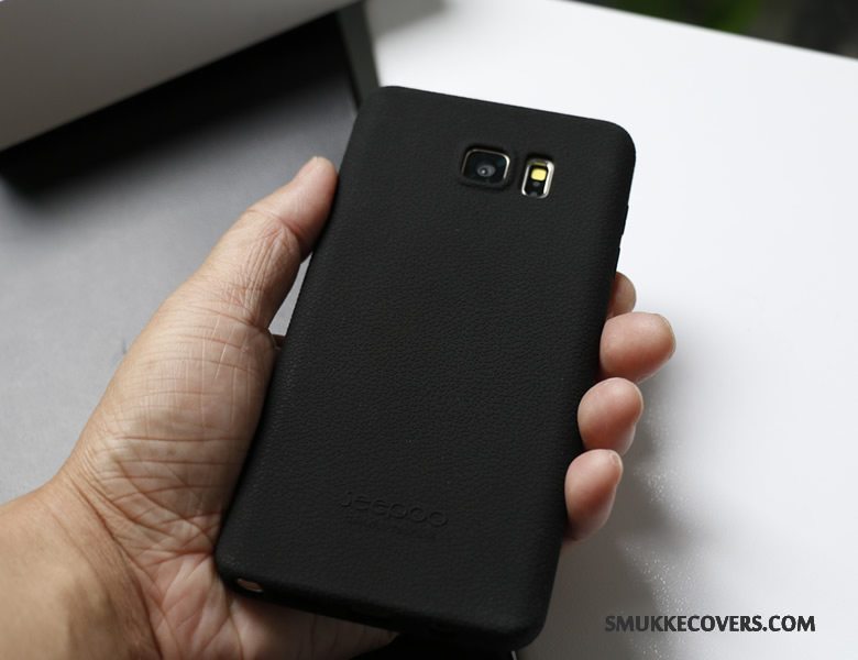 Etui Samsung Galaxy Note 5 Silikone Telefongrå, Cover Samsung Galaxy Note 5 Beskyttelse Klud