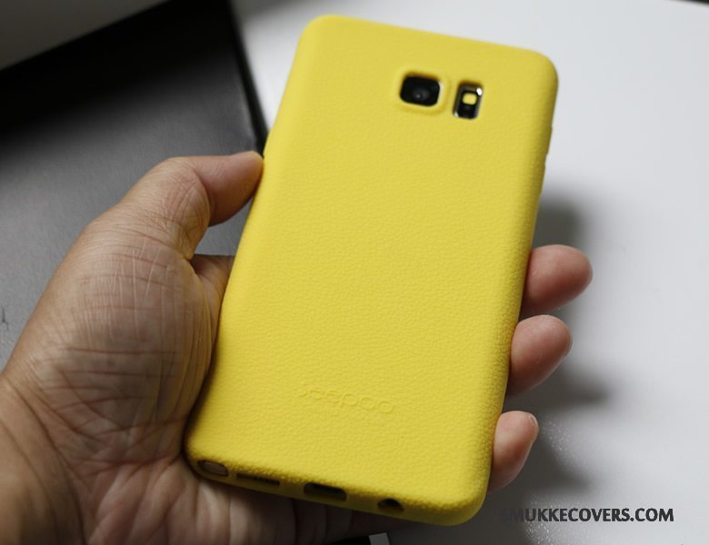 Etui Samsung Galaxy Note 5 Silikone Telefongrå, Cover Samsung Galaxy Note 5 Beskyttelse Klud