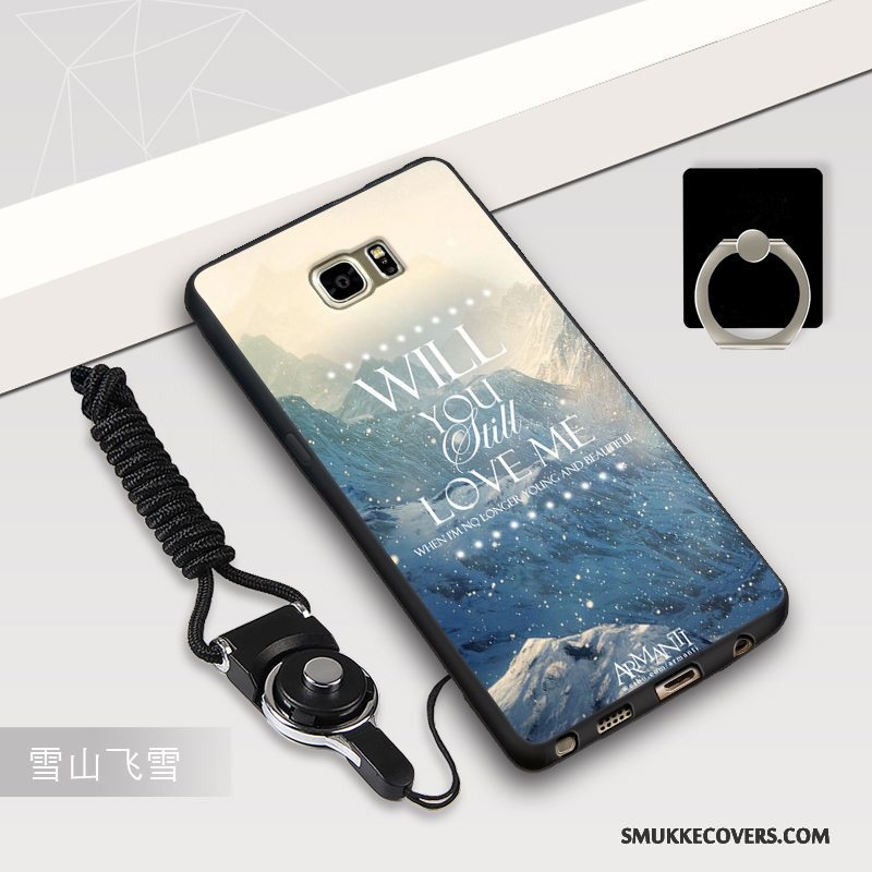 Etui Samsung Galaxy Note 5 Silikone Telefonhvid, Cover Samsung Galaxy Note 5 Blød