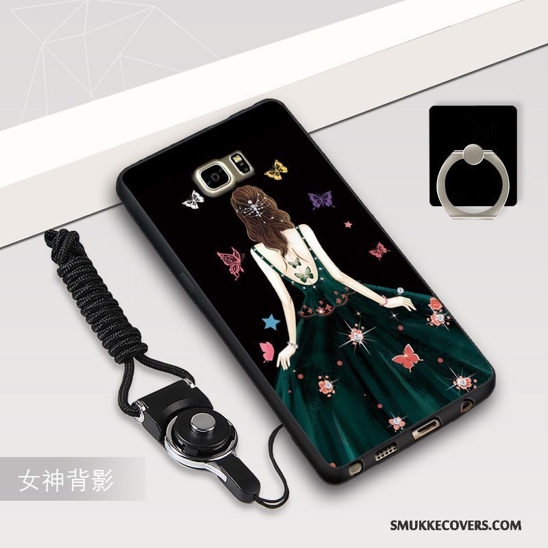 Etui Samsung Galaxy Note 5 Silikone Telefonhvid, Cover Samsung Galaxy Note 5 Blød