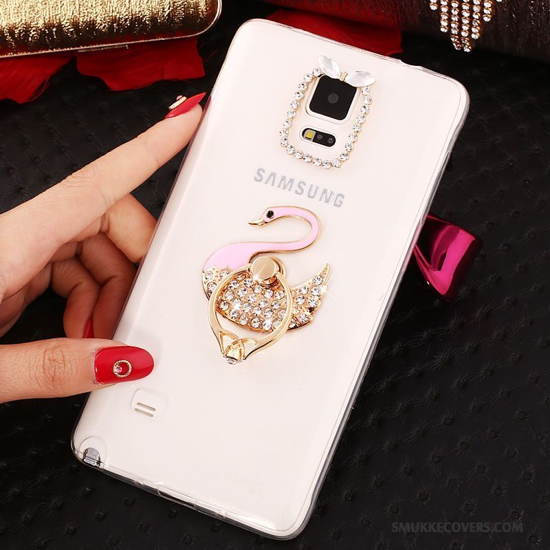 Etui Samsung Galaxy Note 5 Strass Hvid, Cover Samsung Galaxy Note 5 Silikone