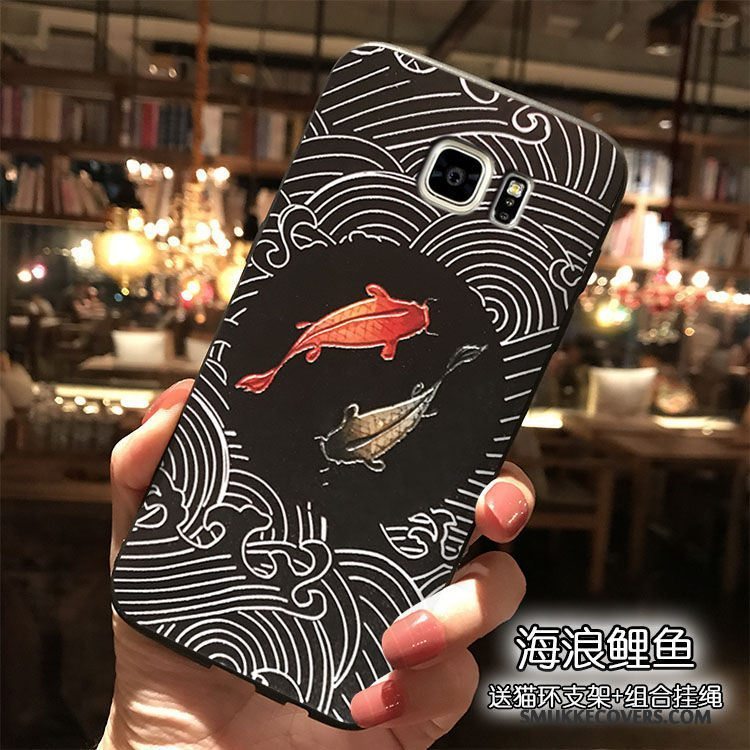 Etui Samsung Galaxy Note 5 Tasker Hængende Ornamenter Rød, Cover Samsung Galaxy Note 5 Silikone Telefon