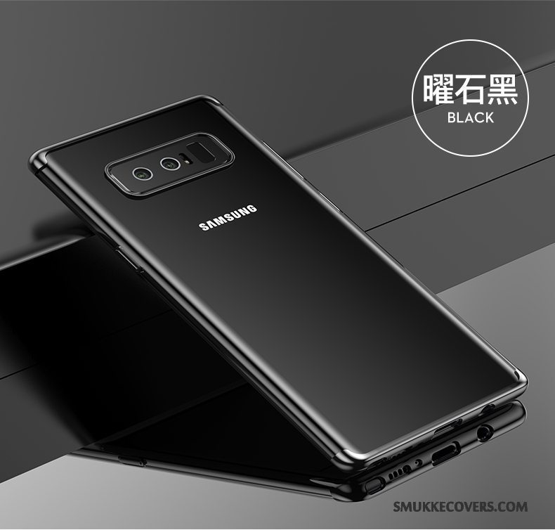 Etui Samsung Galaxy Note 8 Beskyttelse Gennemsigtig Blå, Cover Samsung Galaxy Note 8 Tasker Rotte Telefon