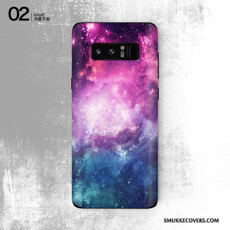 Etui Samsung Galaxy Note 8 Beskyttelse Skærmbeskyttelse Farve, Cover Samsung Galaxy Note 8 Af Personlighed Lyserød