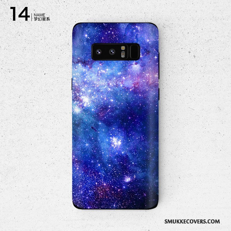 Etui Samsung Galaxy Note 8 Beskyttelse Skærmbeskyttelse Farve, Cover Samsung Galaxy Note 8 Af Personlighed Lyserød